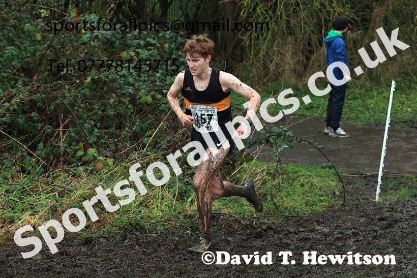 Senior mens 2023 North Eastern Cross Country Champs., Temple Park, South Shields. Photo: David T. Hewitson/Sports for All Pics